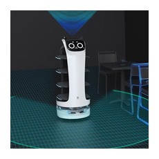 送餐机器人|普渡送餐机器人贝拉图3