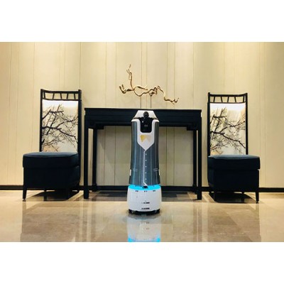 健康小屋招待服务机器人---智能配送服务机器人
